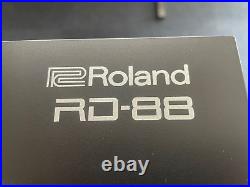 Roland RD-88 Compact 88-Note Stage Piano With Case, Pedals (3) and Stand