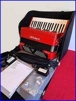 Roland V-accordion FR-4X Red Black Keyboard Type Soft case