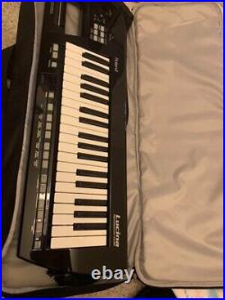 Roland lucina Shoulder Keyboard Synthesizer AX-9 Black Electronic piano rare