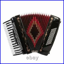 Rossetti Piano Accordion 34 Keys 60 Bass With 5 Switches Black +Case & Straps