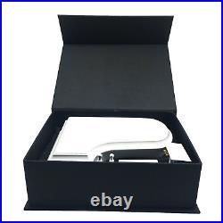 SHTWX White Piano Music Box with Bench and Black Case Musical Boxes Gift for