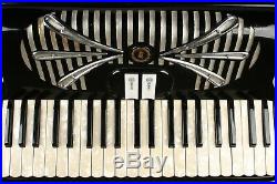 SONOLA Italian Piano Accordion Little Maestro Rivoli  Black withCase 1950's