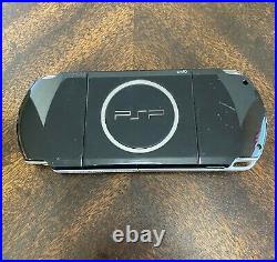 SONY PSP-3001 64MB Piano Black Handheld System, 2 Games, 3 Movies, Case, changer