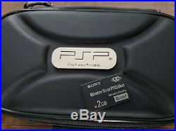 SONY PSP 3001 Piano Black Console + PSP Camera + Memory Card + PSP Case + Games