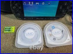 SONY PSP Model 3003 In Piano Black With 2 Games, 1GB Sd Card, Charger & Case