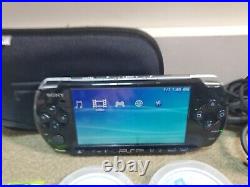 SONY PSP Model 3003 In Piano Black With 2 Games, 1GB Sd Card, Charger & Case