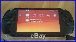 SONY PSP Slim & Lite Piano Black 3003PB with protective case. Boxed