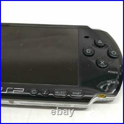 SONY PSP3000 Playstation Portable Black wt 4GB mem, box, cords, case PLEASE READ