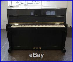 Sauter S110 Upright Piano For Sale with a Black Case and Cabriole Legs