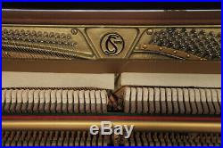 Sauter S110 Upright Piano For Sale with a Black Case and Cabriole Legs