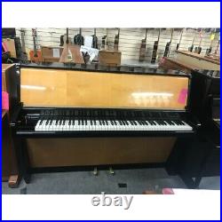 Schimmel black & birch art case upright piano. Guaranteed & we can deliver