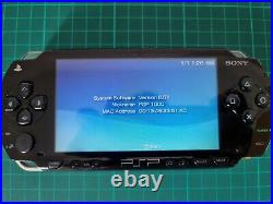 Sony PSP 1003 PlayStation Portable Bundle+Games+UMDs+Case+4GB Memory+Charger