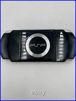 Sony PSP 2000 Black PlayStation Portable Handheld System Console Case Games