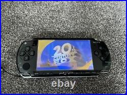 Sony PSP 2003 Console Piano Black & 2GB + 512MB SD Cards + Case + 5 Games + UMD