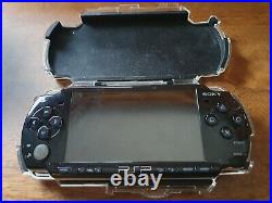 Sony PSP-2003 PB Piano Black with hard case, 2GB memory card & 10 game bundle