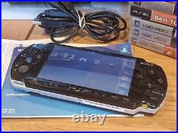 Sony PSP 2003 PlayStation Portable Boxed & Case & 7 Games 3 Movies & Charger