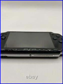 Sony PSP 2003 PlayStation Portable System Piano Black X6 Games X6 Movies & Case