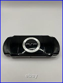 Sony PSP 2003 PlayStation Portable System Piano Black X6 Games X6 Movies & Case