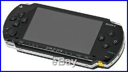 Sony PSP 2003 Slim Piano Black USED + GAMES and PSP case