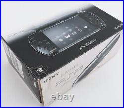 Sony PSP 2003 /Slim and Lite Piano Black (in blue Chelsea casing), Boxed