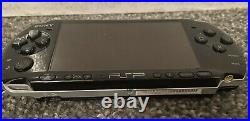 Sony PSP-3000 64MB Piano Black Handheld System + Games And Case