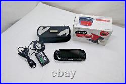 Sony PSP-3000 64MB Piano Black Handheld System charger box case 4gb memory stick