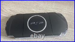 Sony PSP 3000 Console Piano Black with Charger & Soft Case Excellent Condition