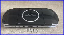 Sony PSP 3000 Console Piano Black with Charger & Soft Case Excellent Condition