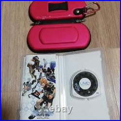 Sony PSP 3000 Console System Kingdom Hearts Limited Edition with Case, Game Soft