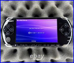 Sony PSP 3000 (Piano Black) Console + Battery + New Charger +Carry Case MINT