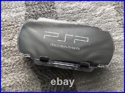Sony PSP 3001 Piano Black With Hard shell case & Cables PERFECT CONDITION