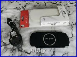 Sony PSP 3003 64MB Piano Black + 4GB Memory Card and New Genuine Leather Case