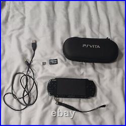 Sony PSP 3003 Black Handheld Console Bundle Charger, Case, Memory Card
