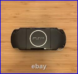 Sony PSP 3003 Handheld Console Piano Black With 4 Games, Case, Charger, 4GB Card