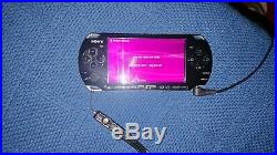 Sony PSP 3003 PB Console & Games Bundle With Case Original Box+7 games PATAPON 3