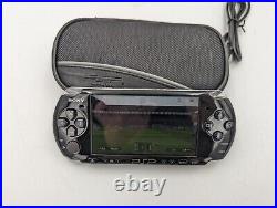 Sony PSP 3003 Piano Black Slim & Lite + Charger + Case