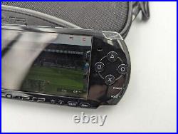 Sony PSP 3003 Piano Black Slim & Lite + Charger + Case