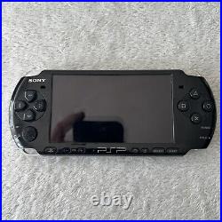 Sony PSP 3003 Slim & Lite Piano Black Boxed + Games & Case READ DESCRIPTIO