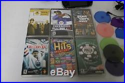 Sony PSP Bundle With 6 games Soft a& Hard Case Slim Piano Black Handheld System