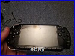 Sony PSP Console Piano Black Slim & Lite with Case & Games