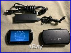 Sony PSP Go 16GB Piano Black Handheld System Leather Case