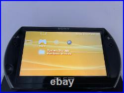 Sony PSP Go Piano Black Handheld Console withCharger Case Games Works PSP-N1001