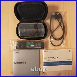 Sony PSP Go PlayStation Portable Go Piano Black PSP-N1000 Console Box Case