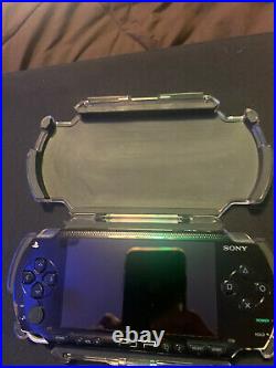 Sony PSP-Playstation Portable Console +Charger +Protective Case +Games, +4gb Ms
