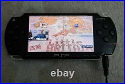 Sony PSP Slim and Lite 2003 Model Piano Black x2 UMDs UMD Case Read Description
