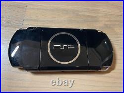 Sony PlayStation 3001 Piano Black Portable System with Case, Power Supply & Battery