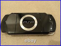 Sony PlayStation Portable PSP 2003 Slim & Lite Piano Black + Case + 4GB Memory