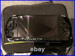 Sony PlayStation Portable PSP 3003 Piano Black Slim and Lite Console + Case