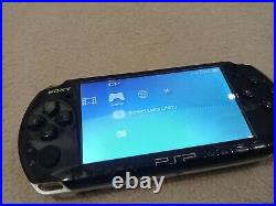 Sony PlayStation Portable PSP 3003 Slim & Lite Piano Black Console + 4GB + Case