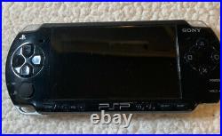 Sony Playstation PSP Console 2001- Piano Black New Battery Case, Bag And Charger